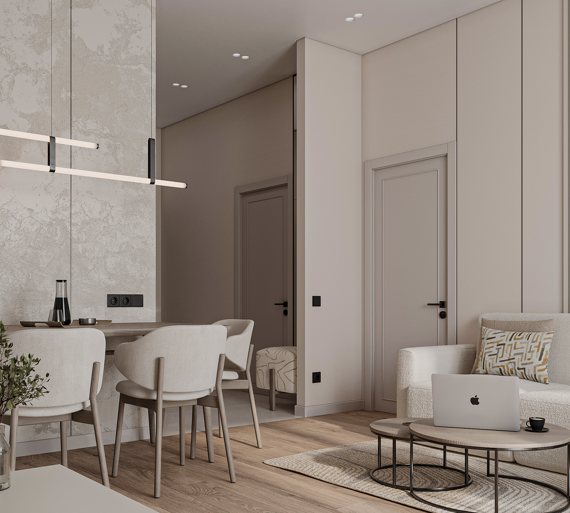 Modern Minimal Living Room Design-4