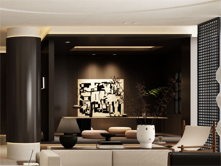 现代简约瑜伽馆设计丨亦間设计-26