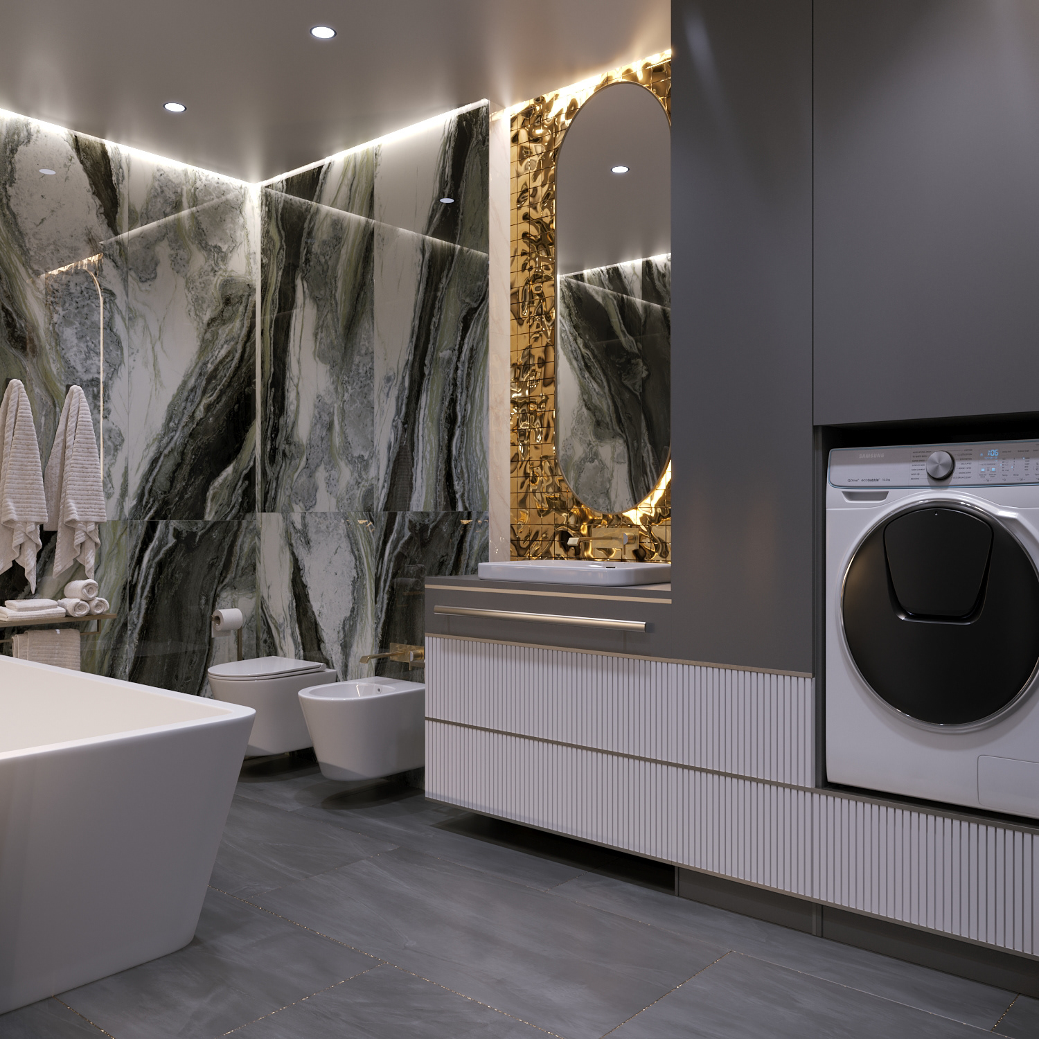 Дизайн проект санузла-6