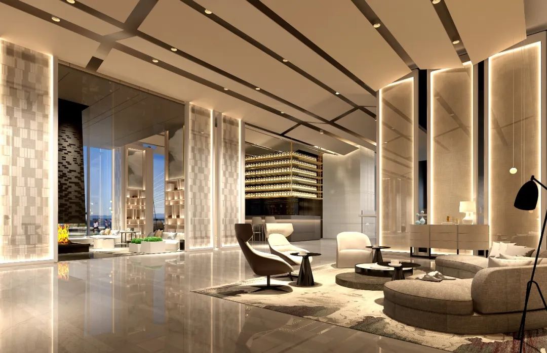 波光潋滟，舒展空间律动——青岛国信金融中心酒店-2