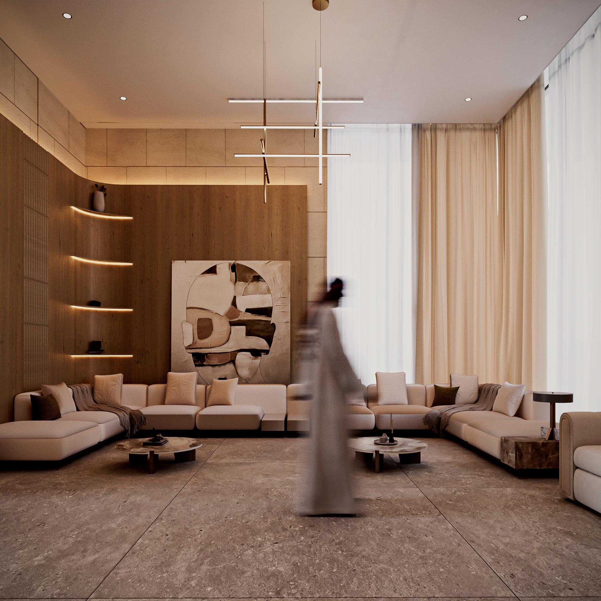 全轮驱动别墅（注：AWD常见为All Wheel Drive即全轮驱动的缩写，但此处搭配别墅，可能需结合具体语境确定是否有特殊含义，若没有额外背景，按字面给出此翻译） 丨阿联酋迪拜-10