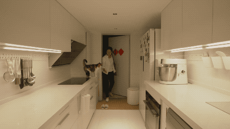 杭州夫妻买下40㎡破房，挖空地板造房中房，下班后在里面释放压力-88