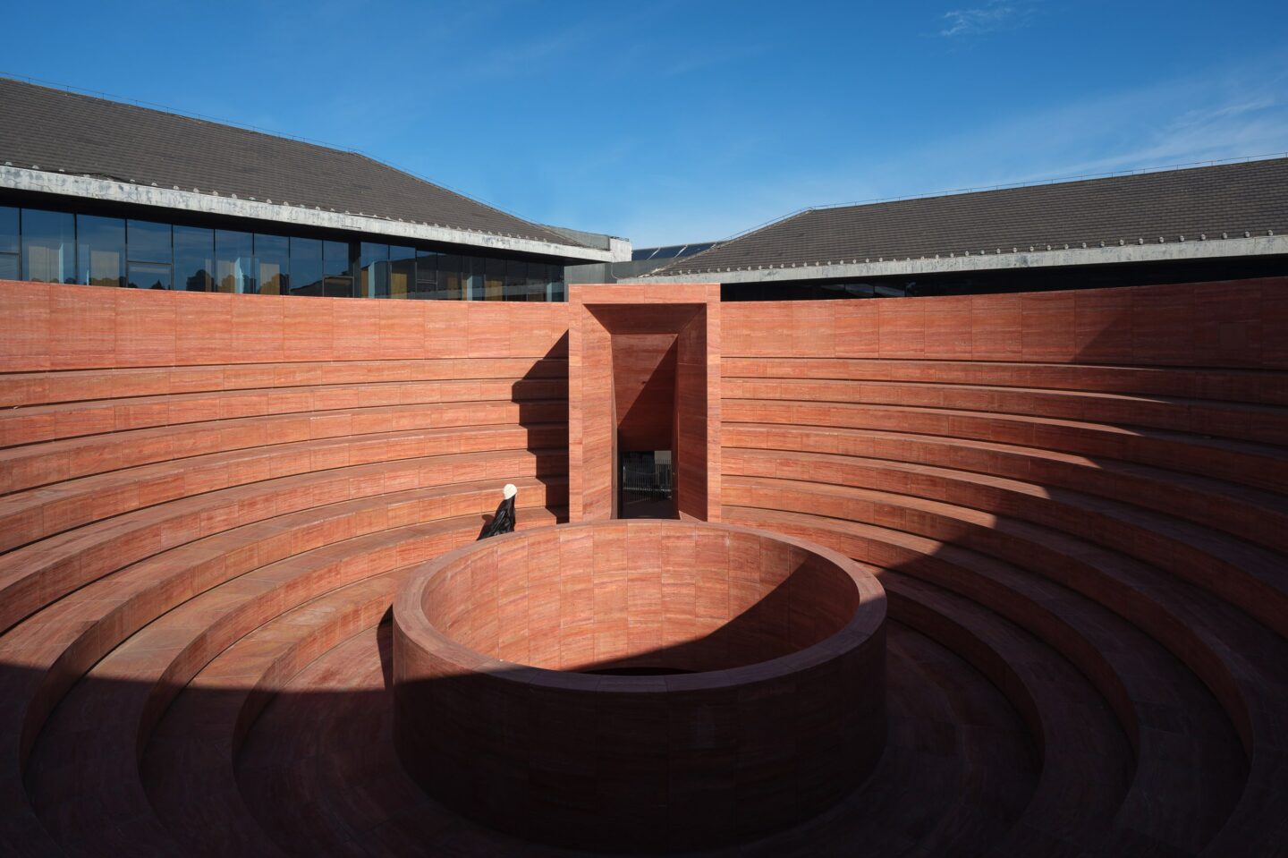 Neri&Hu Adds Sculptural Terracotta-hued Structure To Qujiang Museum Of Fine Arts - IGNANT-3