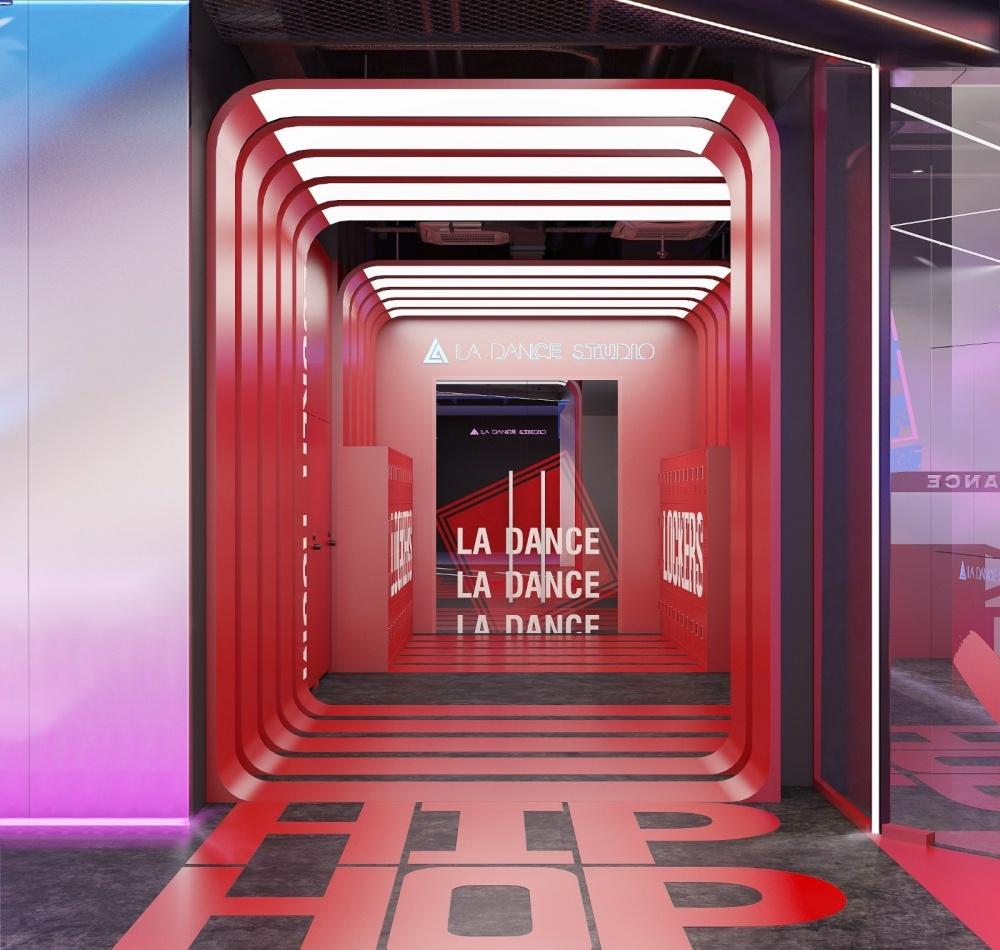 培训机构丨【由里建筑设计】北京LA街舞学苑-5