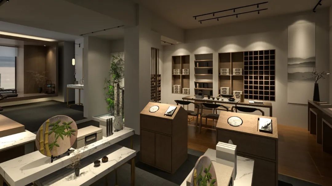 昆明北市区千谷茶叶,现代古典简约风营造的静谧茶空间-100