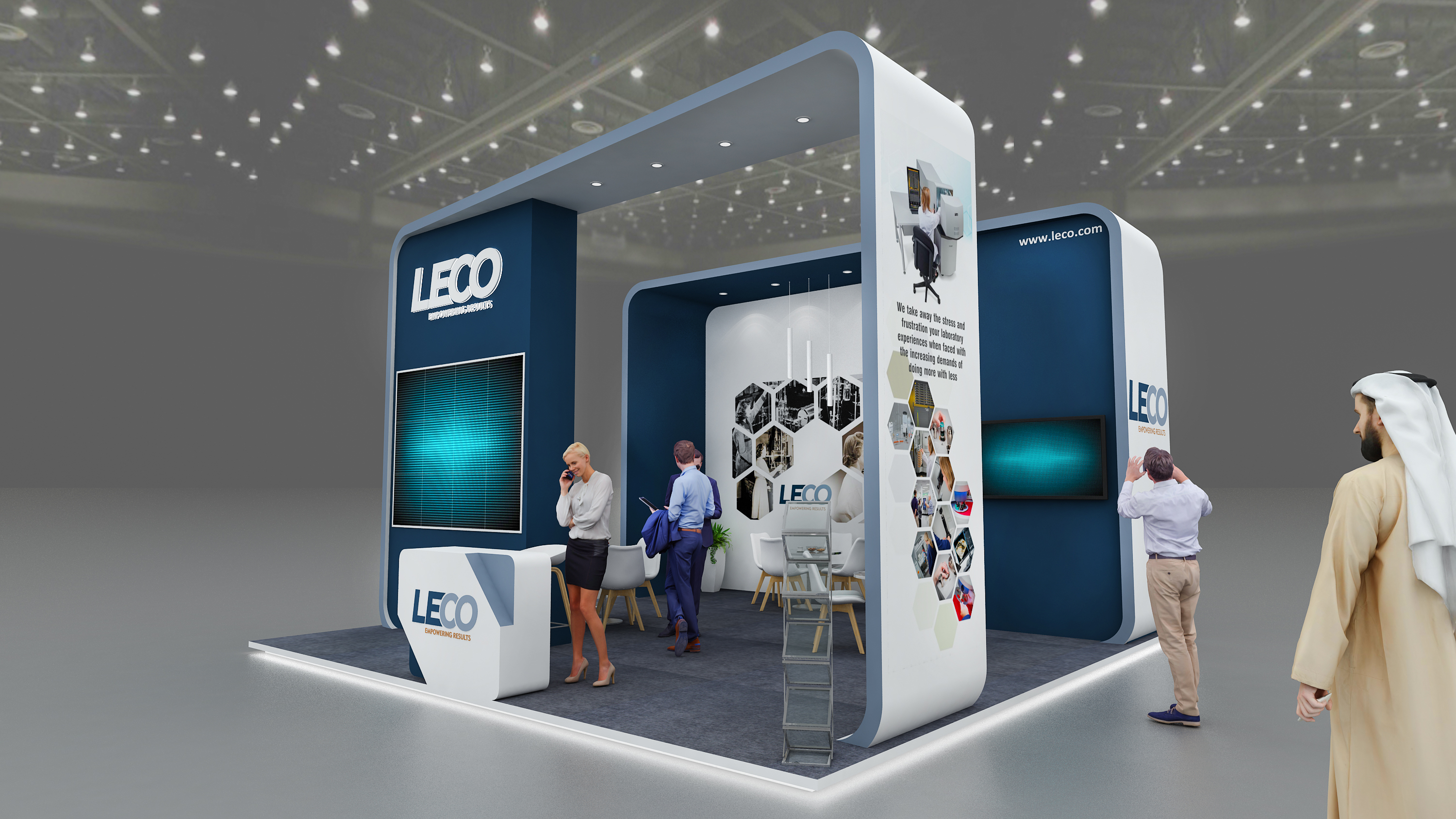 Design concept for exhibition stand - LECO-3
