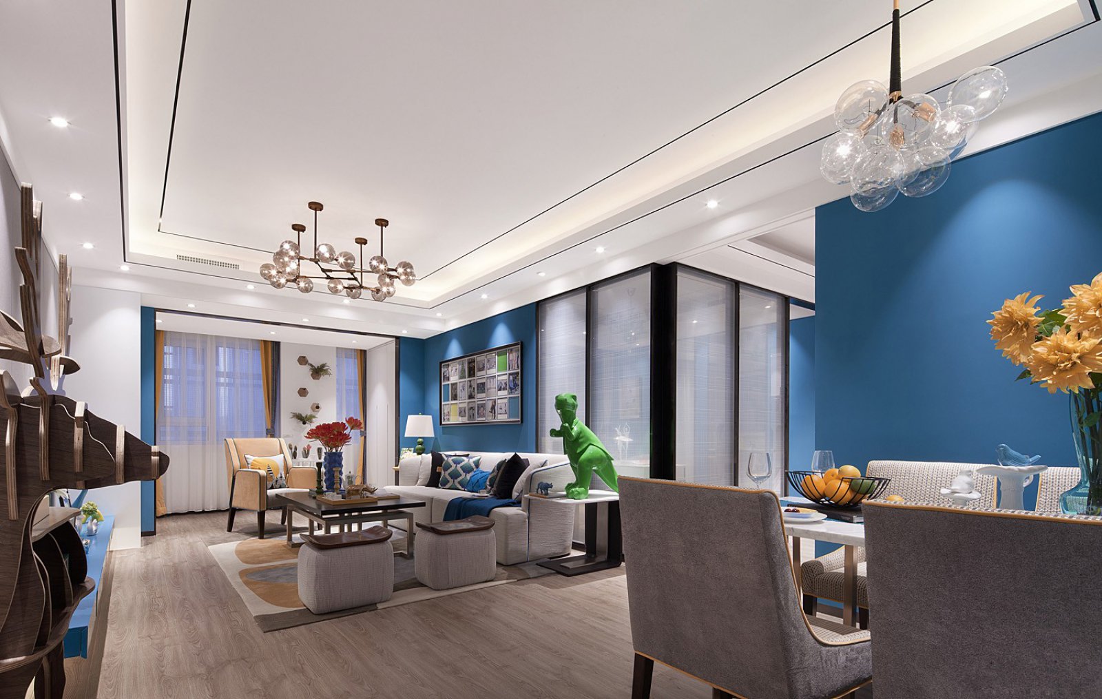 恐龙先森的家——济南绿地国际城样板间  成象设计-5