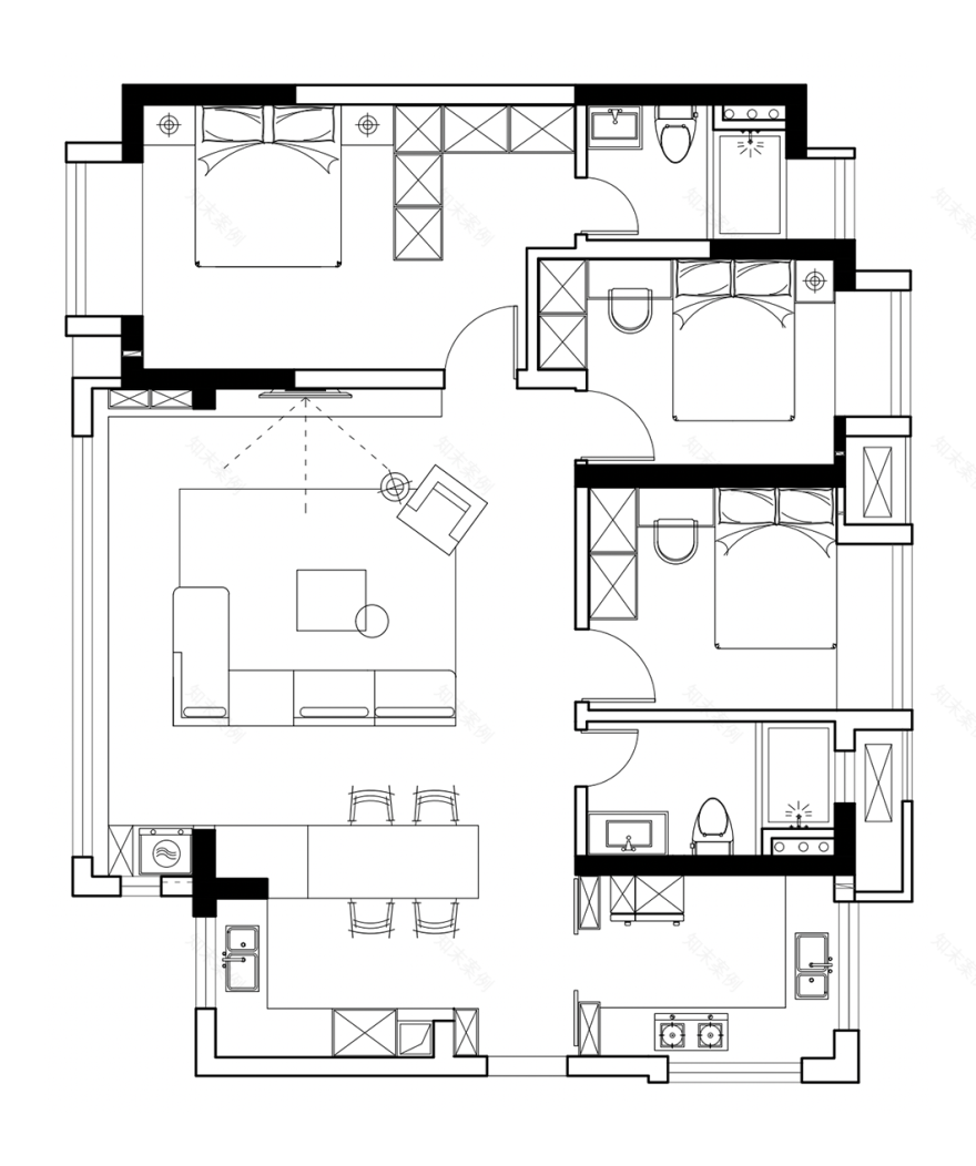鹿江风华 · 现代江景私宅丨中国惠州丨睿创质造空间设计-39