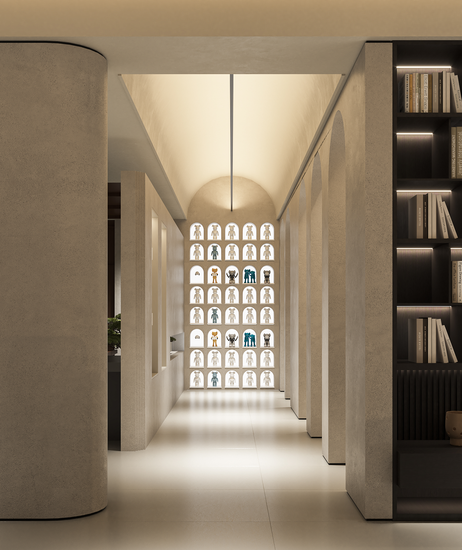 君ONE设计 · 意式高定展厅定制艺术级生活场景-9