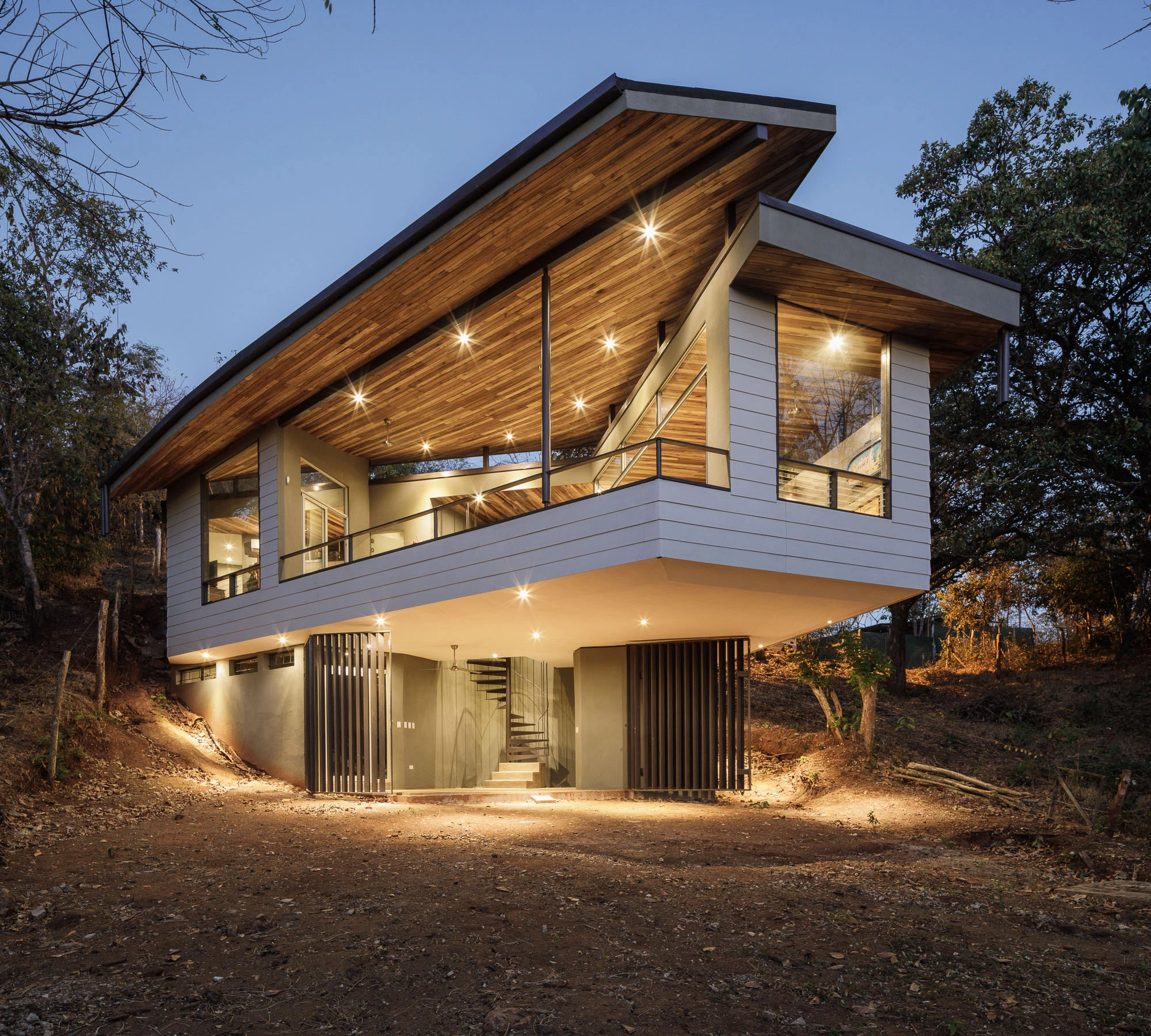 悬浮叶屋 · 绿色走廊中的生态住宅-6