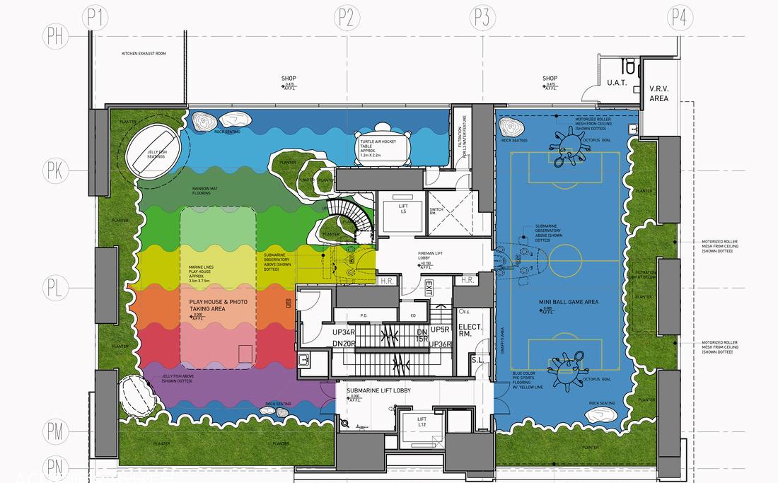 ACD 蔡明治设计丨游乐园丨香港深水埗丰汇 · 住客儿童会所-13