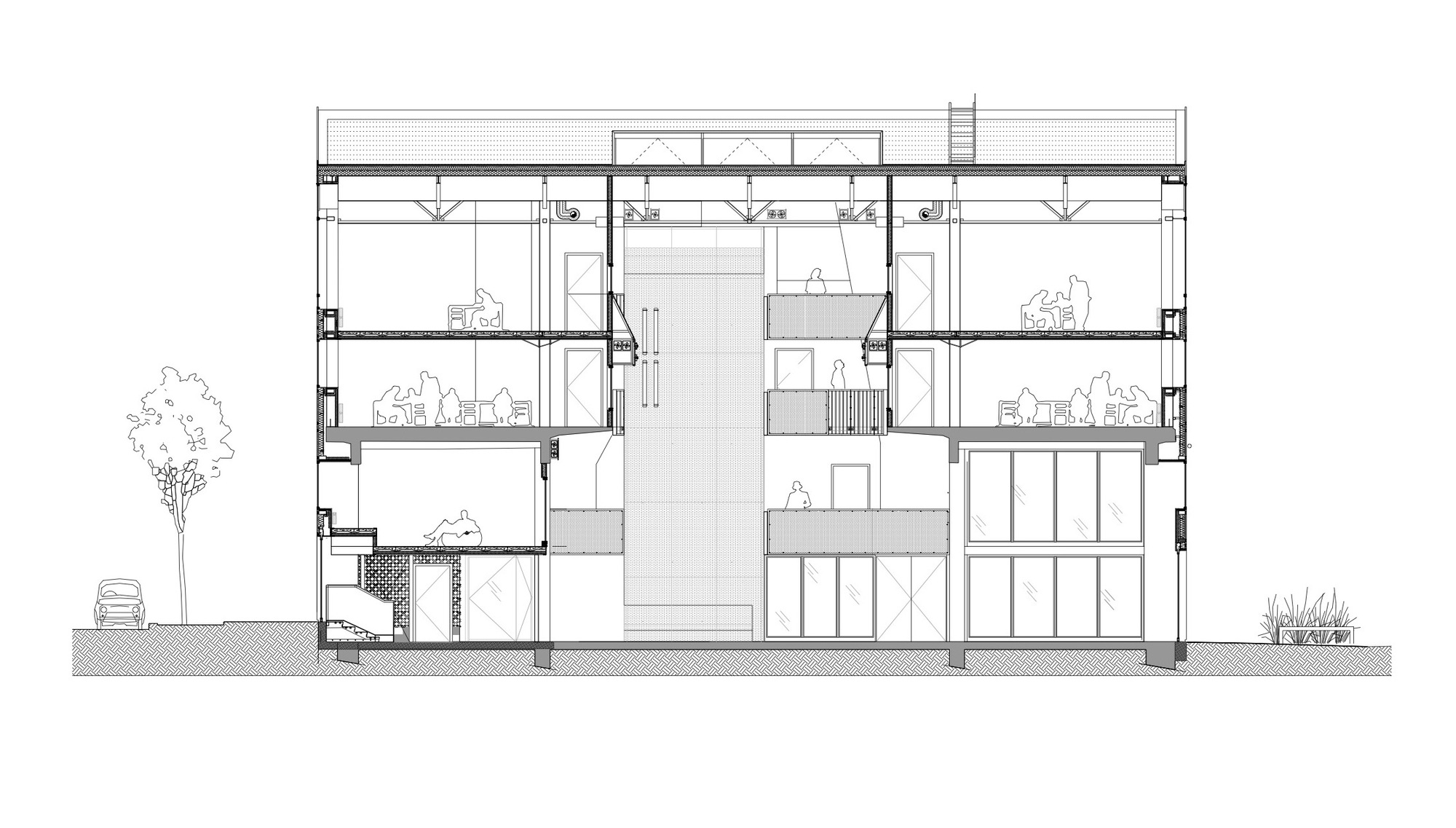 6 号厅东部改造丨法国南特丨Avignon Architecte-33