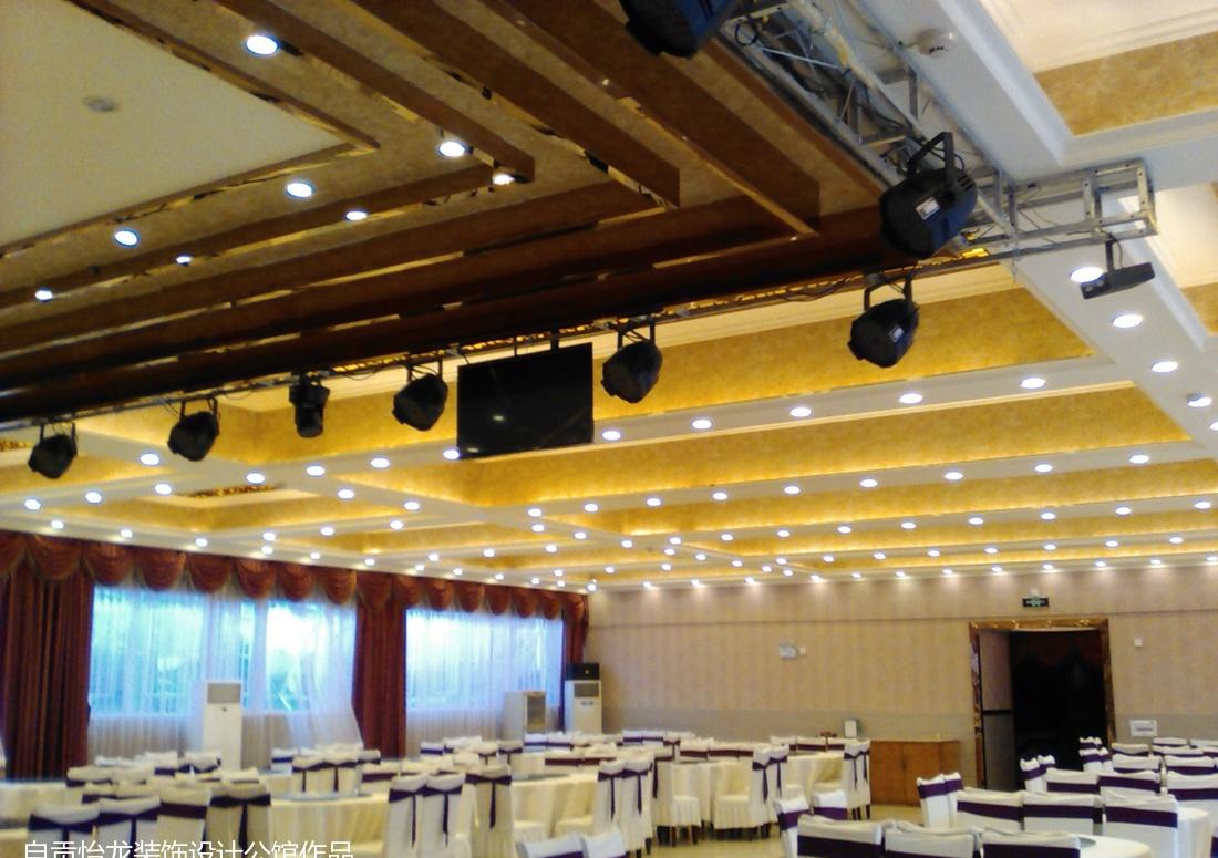 自贡怡龙装饰设计公馆舞台顶面处理手法解读-12