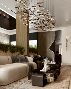 Luxury Majlis with Integrated Garage