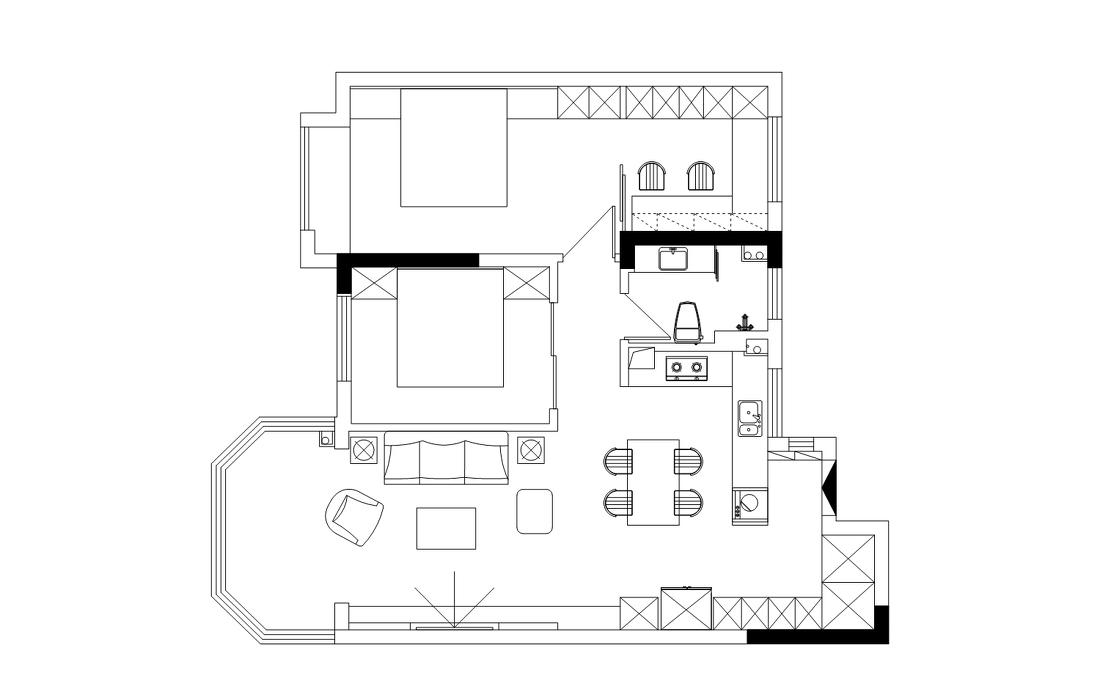 野孩子空间设计·摇光丨平层-24
