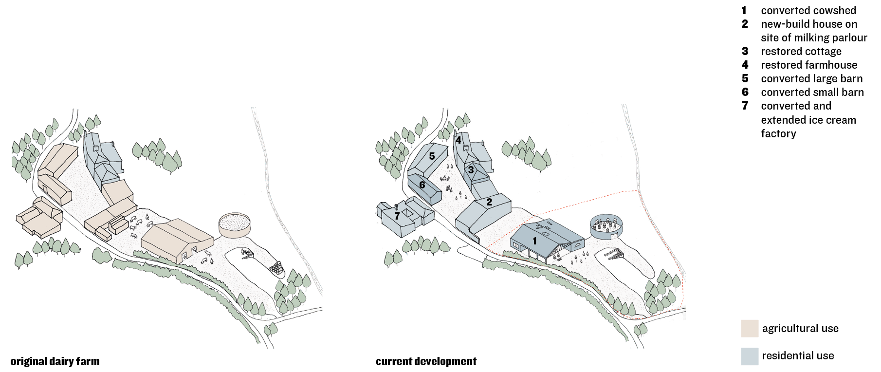 英国德文郡牛棚改造住宅及工作室丨David Kohn Architects-23