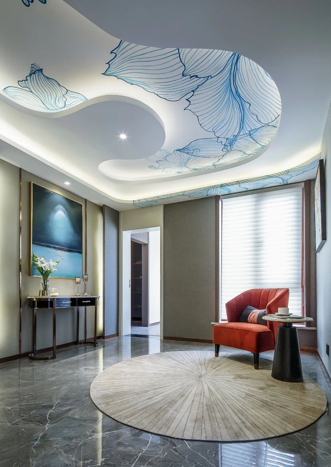 现代独特弧线打造 400㎡的灵动别墅丨新加坡筑维空间设计机构-27