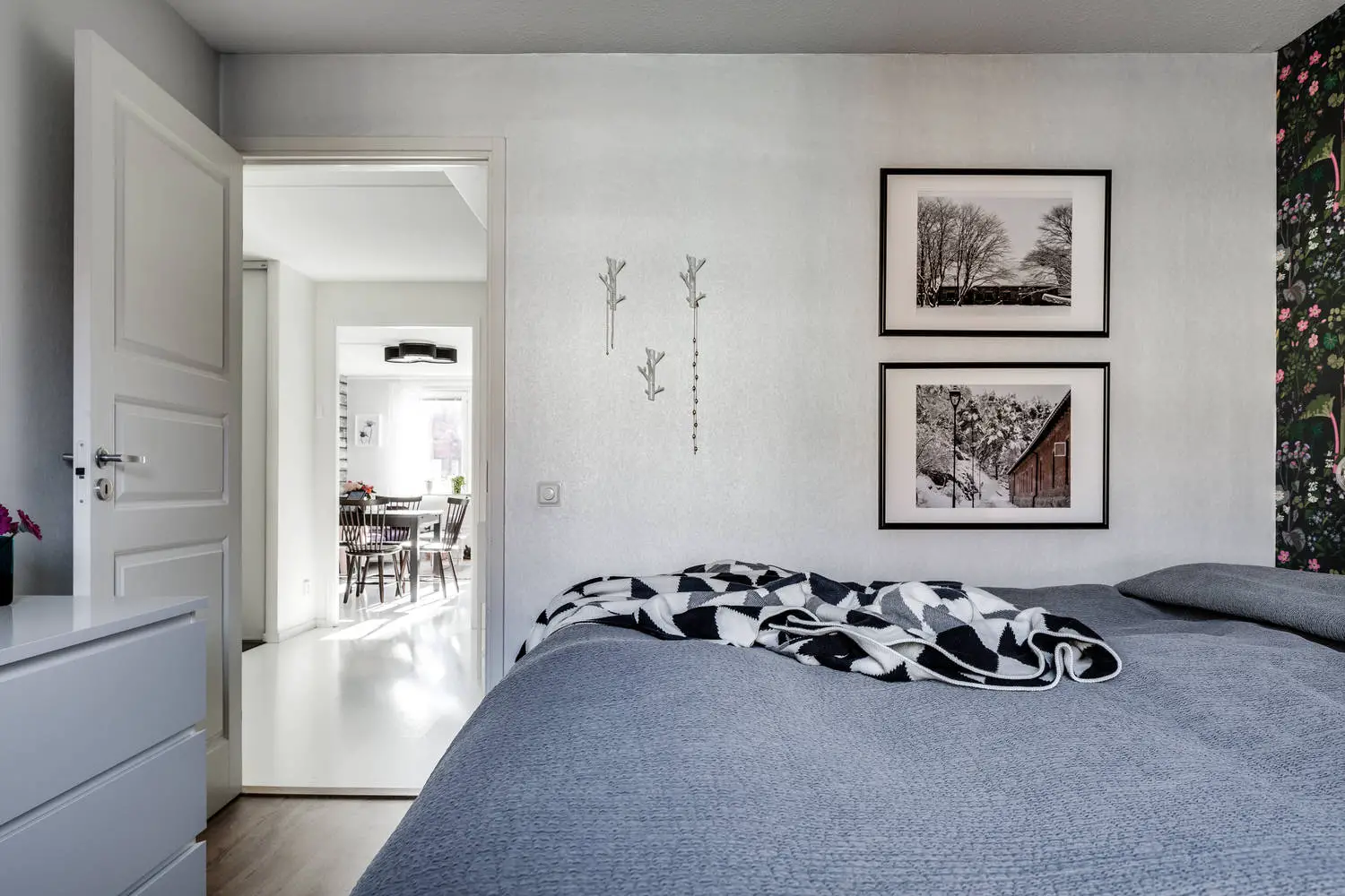 瑞典 76m²公寓，对比鲜明的设计魅力-12