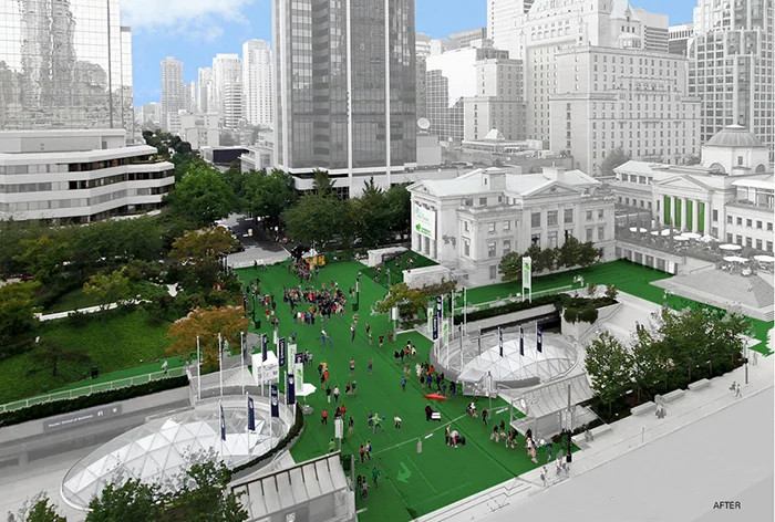 最环保的街区；最绿色的街区（根据green在具体语境中可理解为环保的或绿色（生态意义）的 ，这里结合常见表达给出两种可能较合适的翻译供你判断选择最符合语境的若此为一专有名词，缺乏更多背景信息暂无法唯一精准翻译 ）但严格按照你要求可能较难给出单一准确译法，因缺乏所在语境对green含义做判断，需更多背景 丨加拿大温哥华丨D'Arcy Jones Architects-0