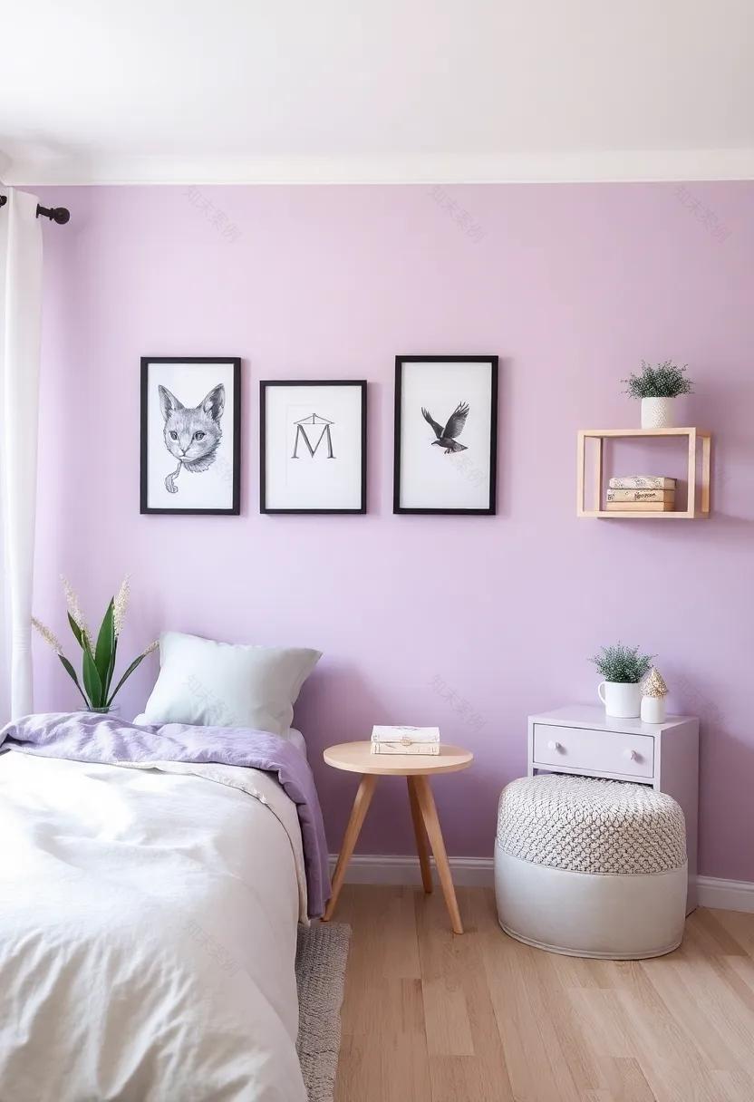 薰衣草与灰色女孩房改造-113
