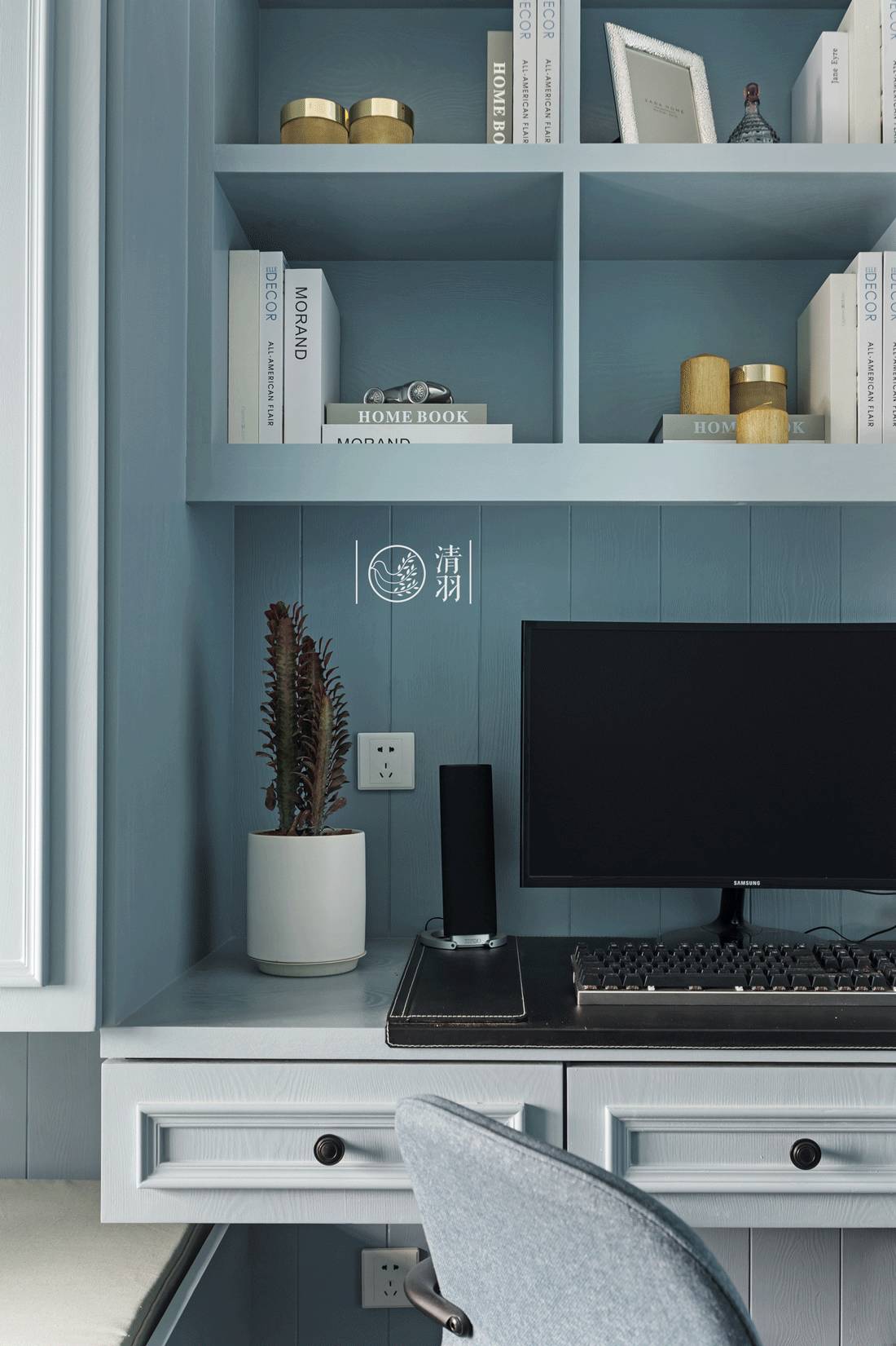 清羽设计 | 成都暗夜星空美式三居室-36