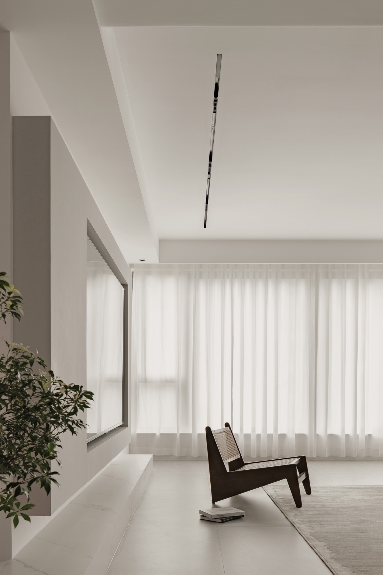 160 平白色现代风全案实景落地丨中国重庆丨琢信装饰-7