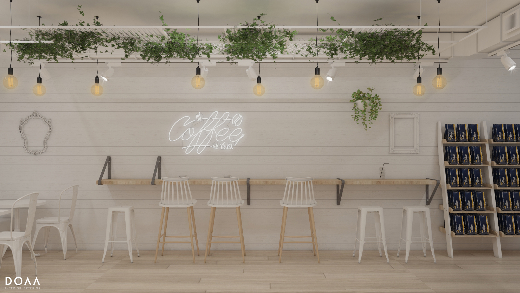 法国工业咖啡馆丨印度达曼丨Doaa Interior-9