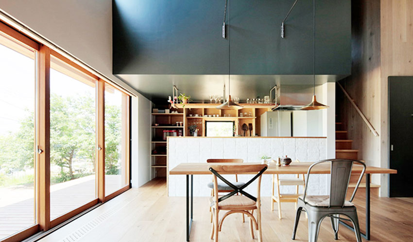 挑高日光森林木屋！日本75.9㎡小家庭原木宅-0