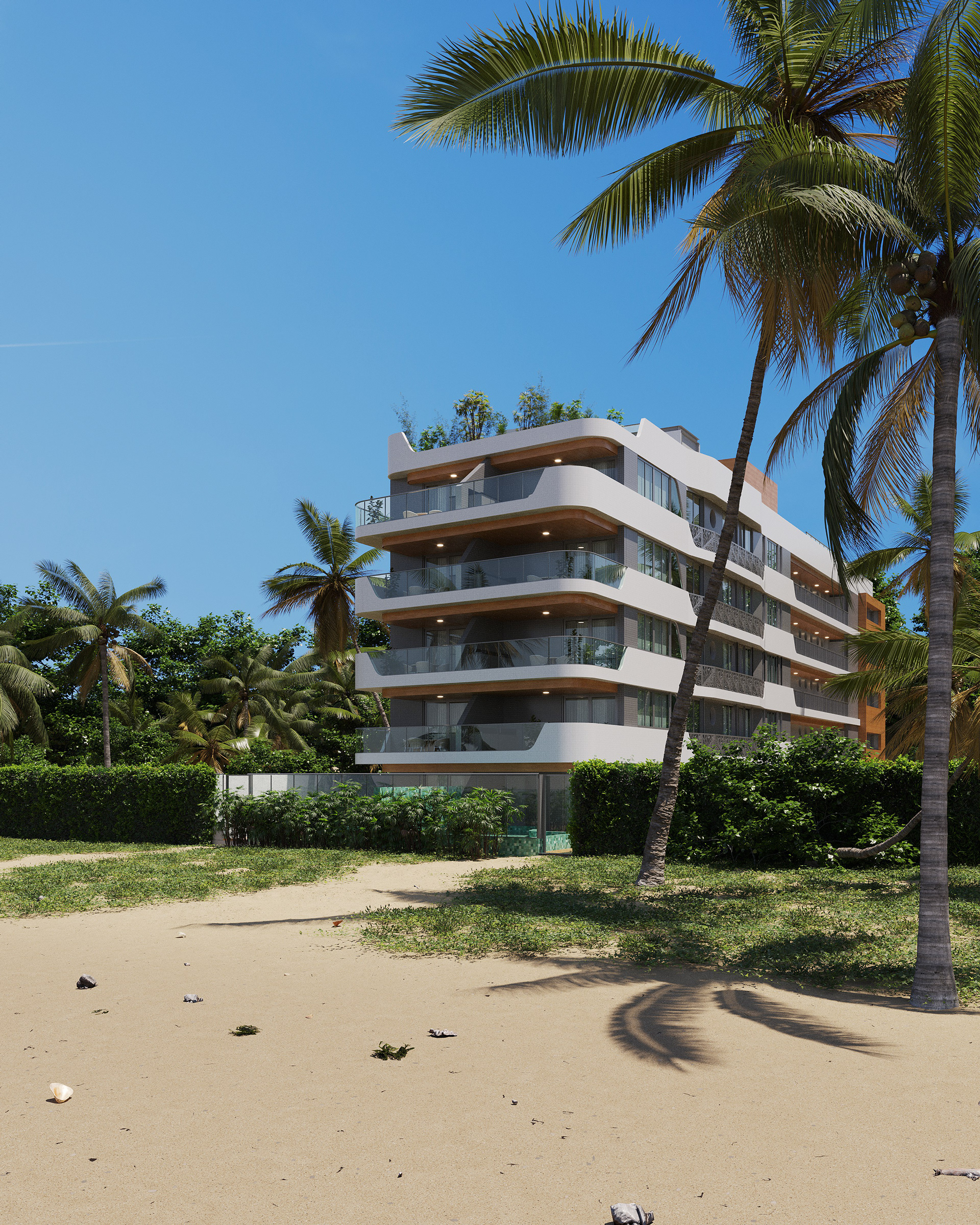 建筑海滩效果图-9