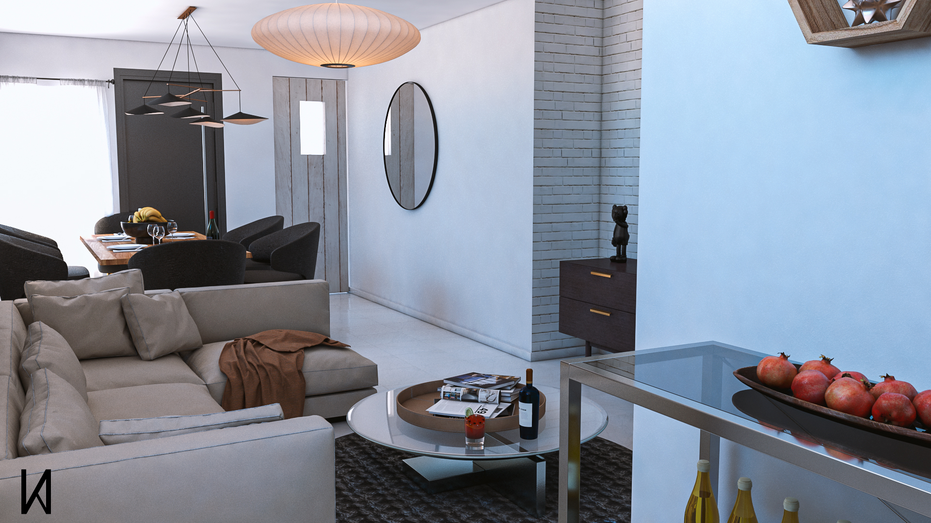 Propuesta de interiores Casa Familiar-0