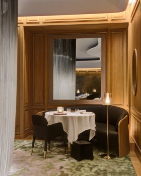 伦敦米其林三星餐厅“Alain Ducasse at the Dorchester” | 法国厨神与设计师的魔力之作