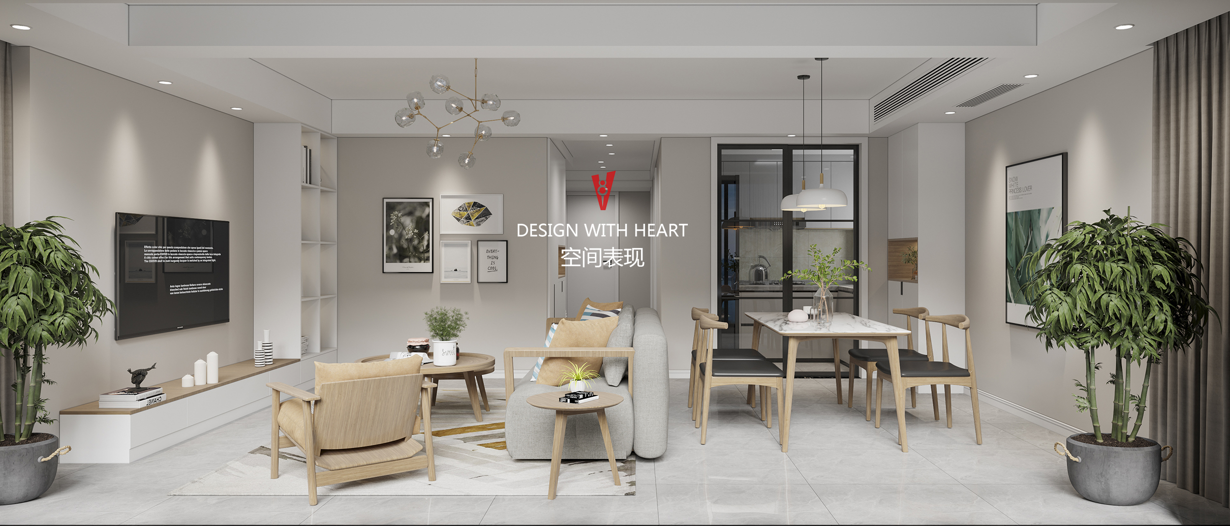 现代混搭风格的家装设计，打造温馨舒适的 V8 空间-3