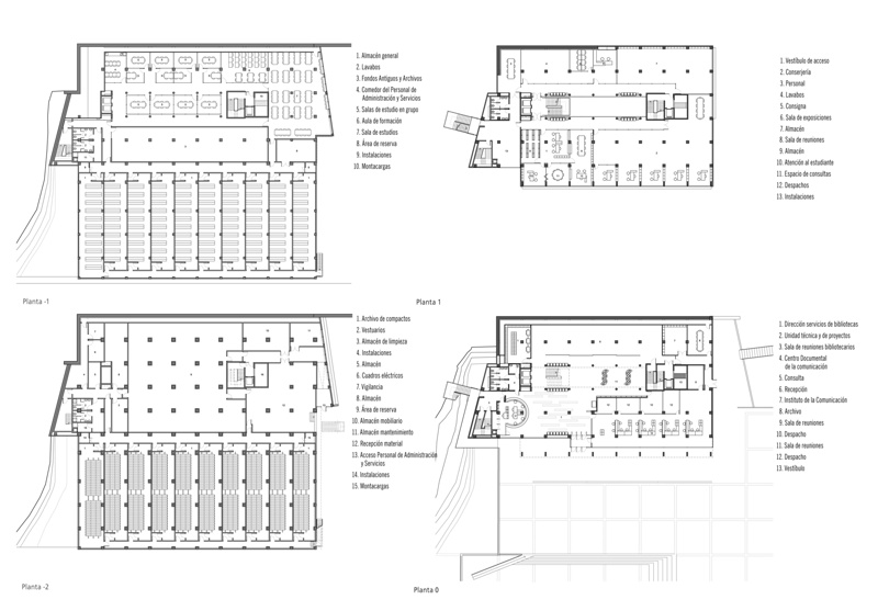 巴塞罗那自治大学传播图书馆及综合报库丨西班牙巴塞罗那-23