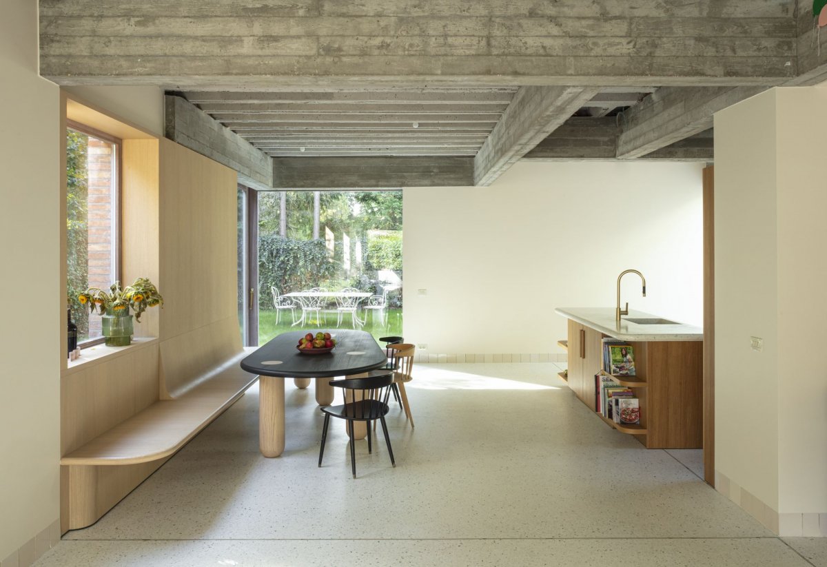 比利时极简住宅改造丨Æ Architecten-13