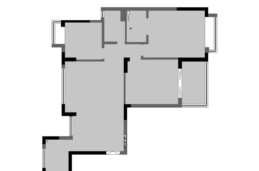 极简白色空间,功能与美学的完美融合-0