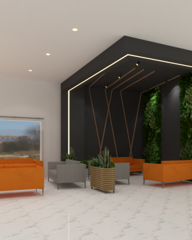 Anastasiya Gushchina丨大学丨Reception Area for Superior University Sargodha