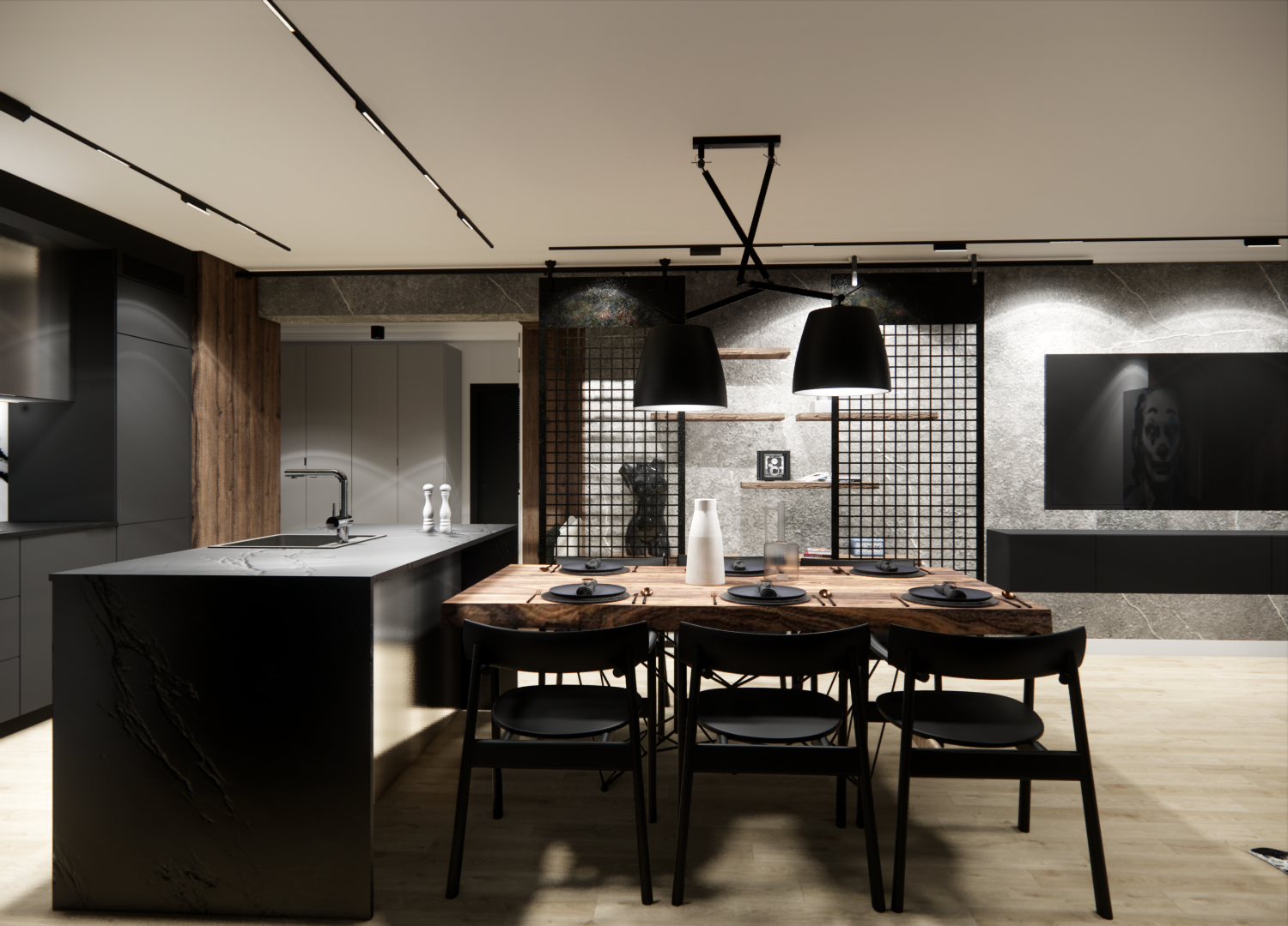 Loft style apartment in Poland-3