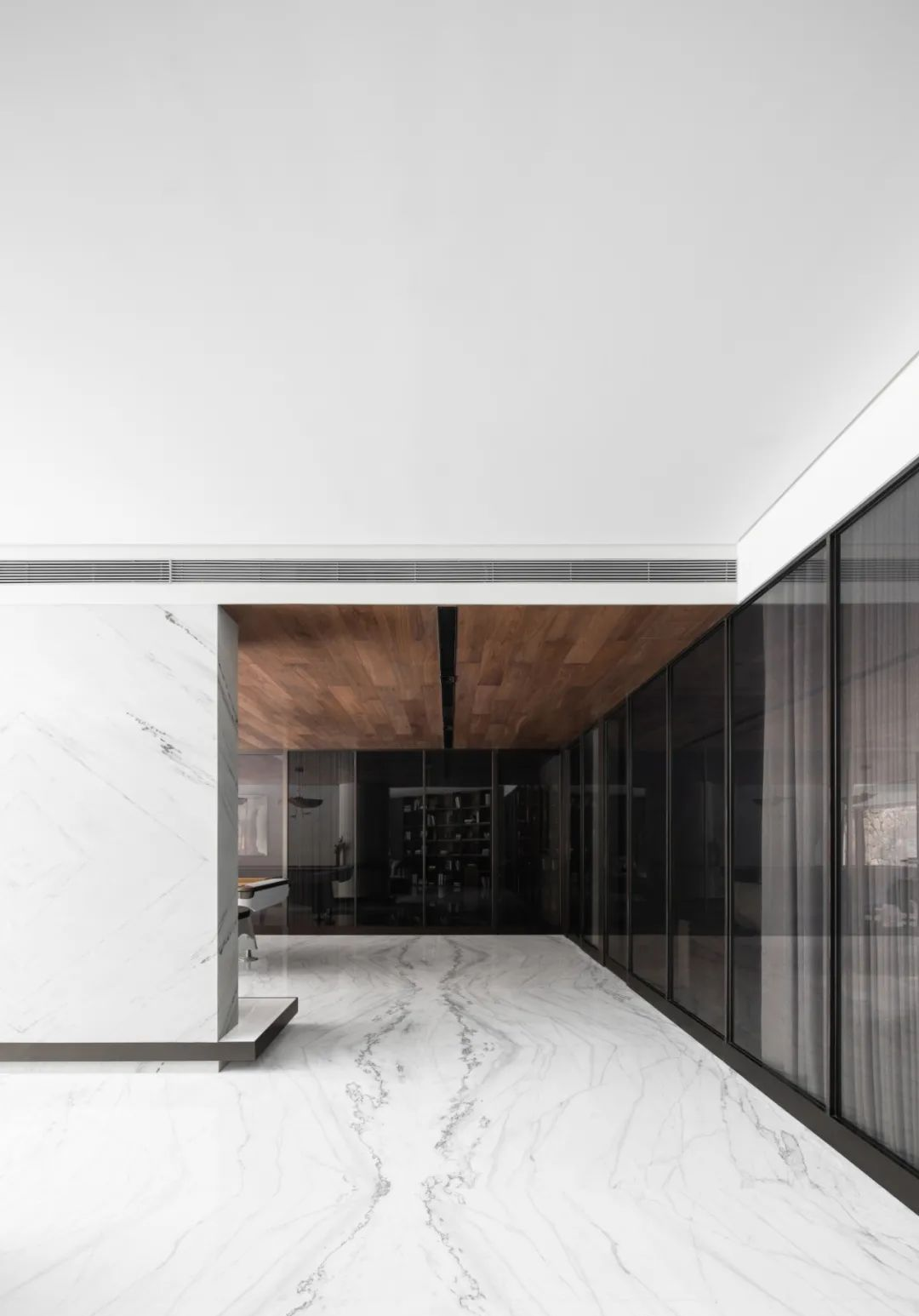 杭州半山林畔晓云山居极简禅意豪宅设计丨中国杭州-12