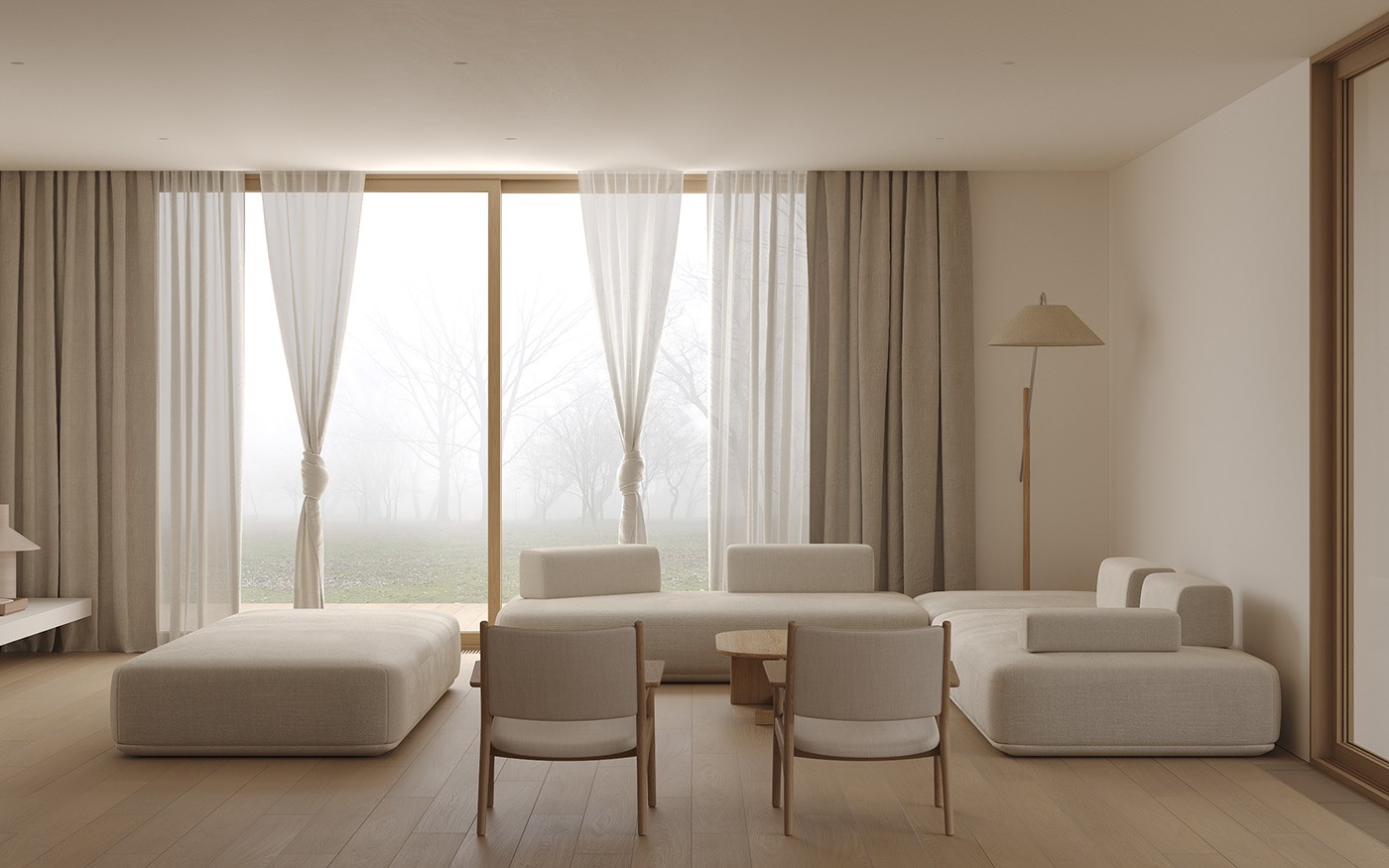 原木风小空间公寓设计 既素雅又精致-1