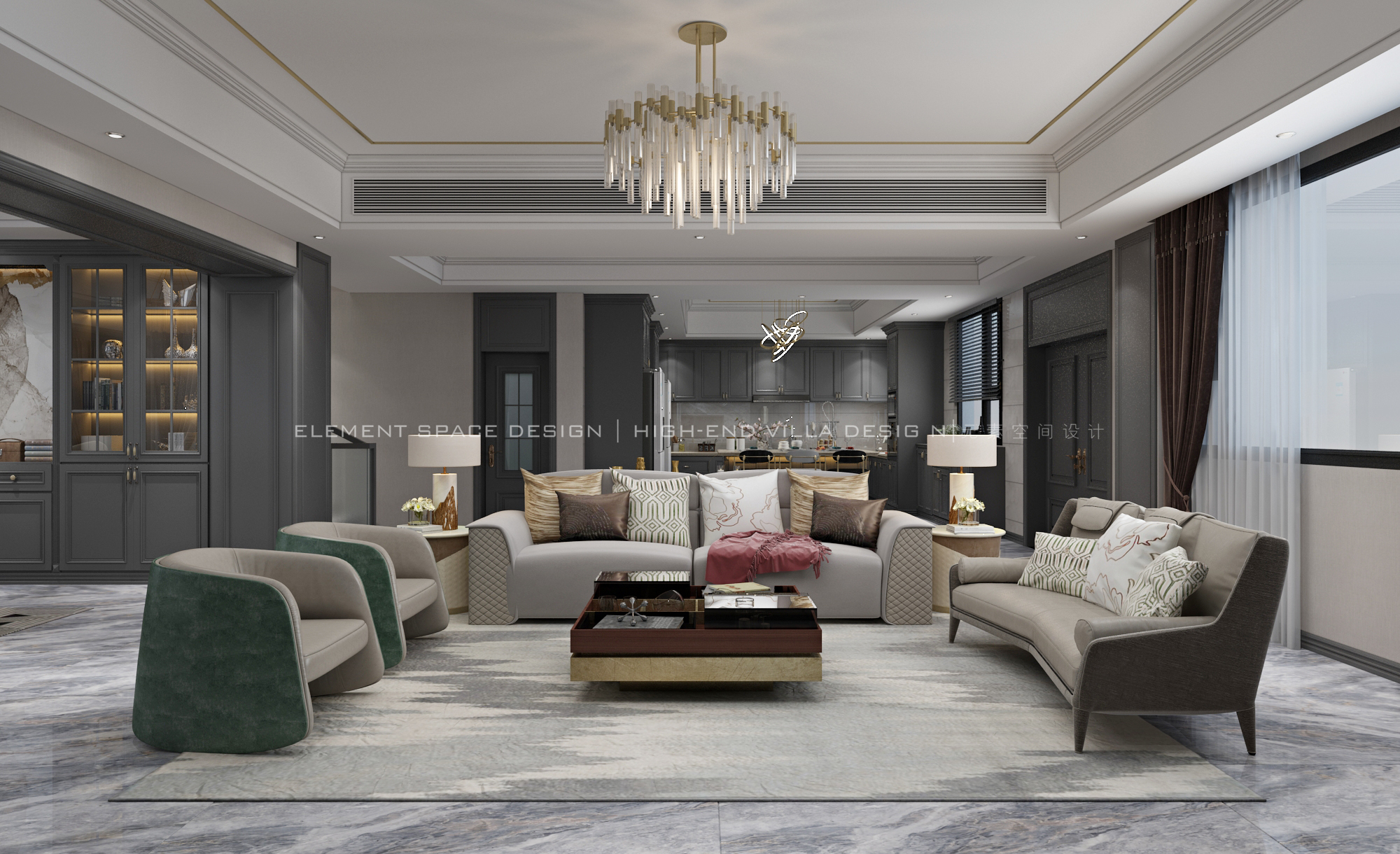 2021 美式风格全案设计-- 元素视觉 | 打造幸福美满家居空间-13