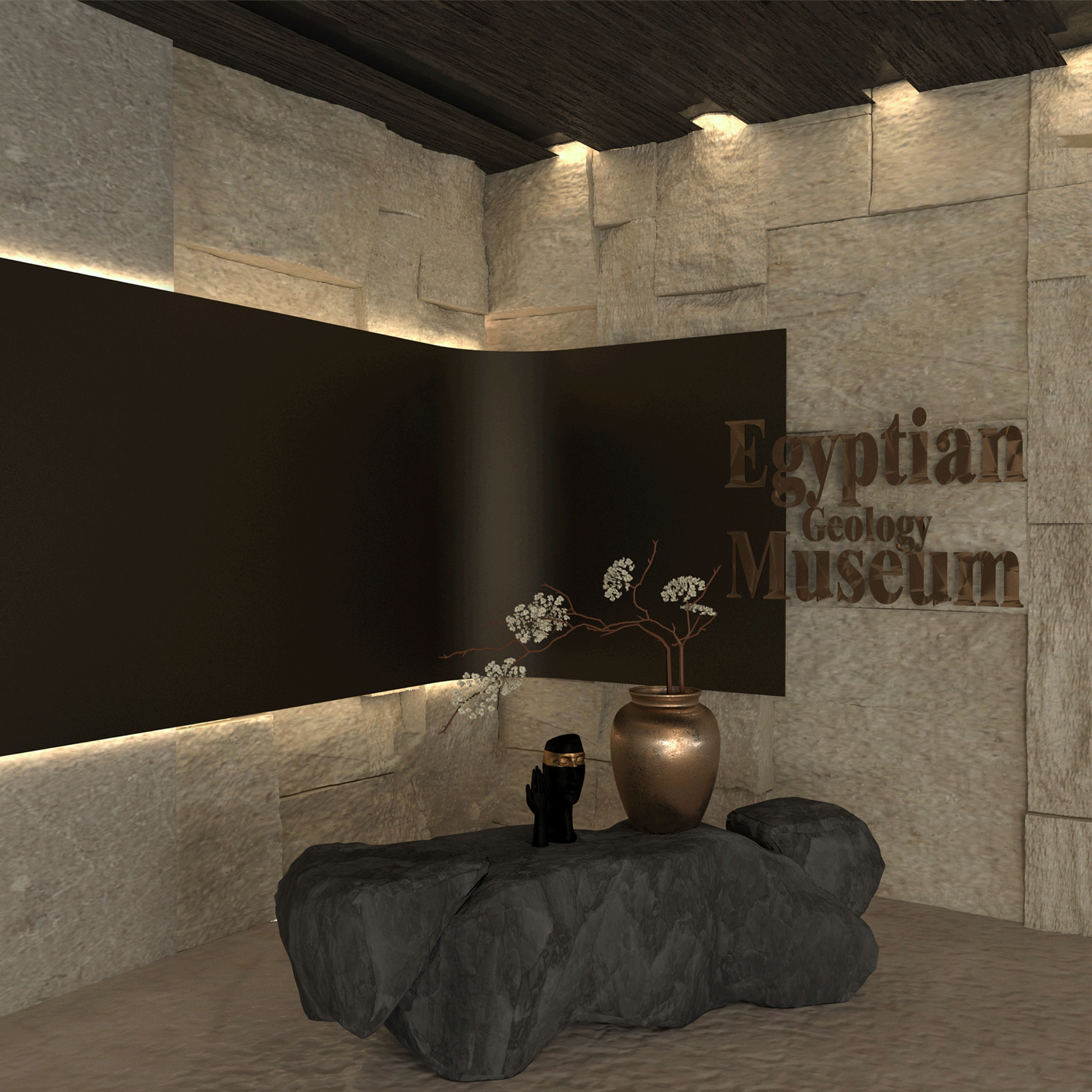 埃及地质博物馆室内设计毕业项目-14