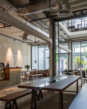 越南西贡可持续建筑咖啡店丨T3 Architects