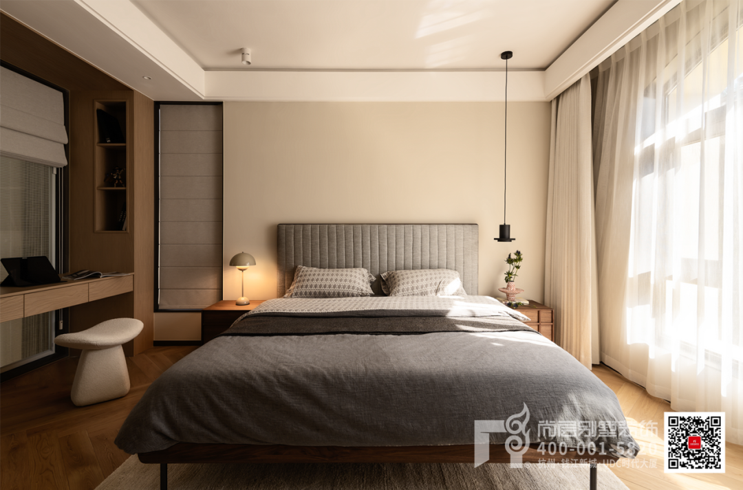 500㎡富春壹号院·木影流光·自然叙事的现代“剪影”别墅丨杭州尚层装饰-54