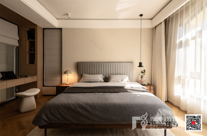 500㎡富春壹号院·木影流光·自然叙事的现代“剪影”别墅丨杭州尚层装饰-54