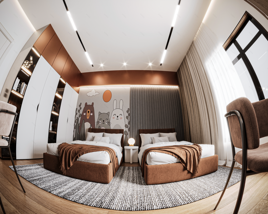 女孩卧室丨埃及丨Basic studio Desgins-10