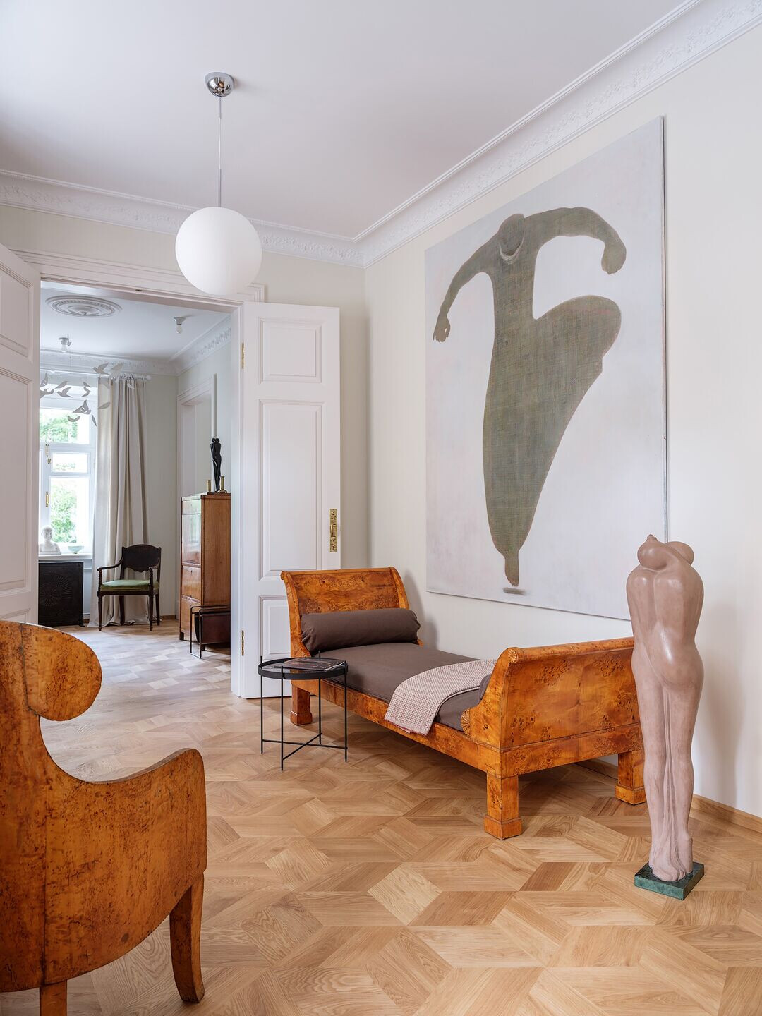 莫斯科历史中心区 19 世纪复古公寓-55