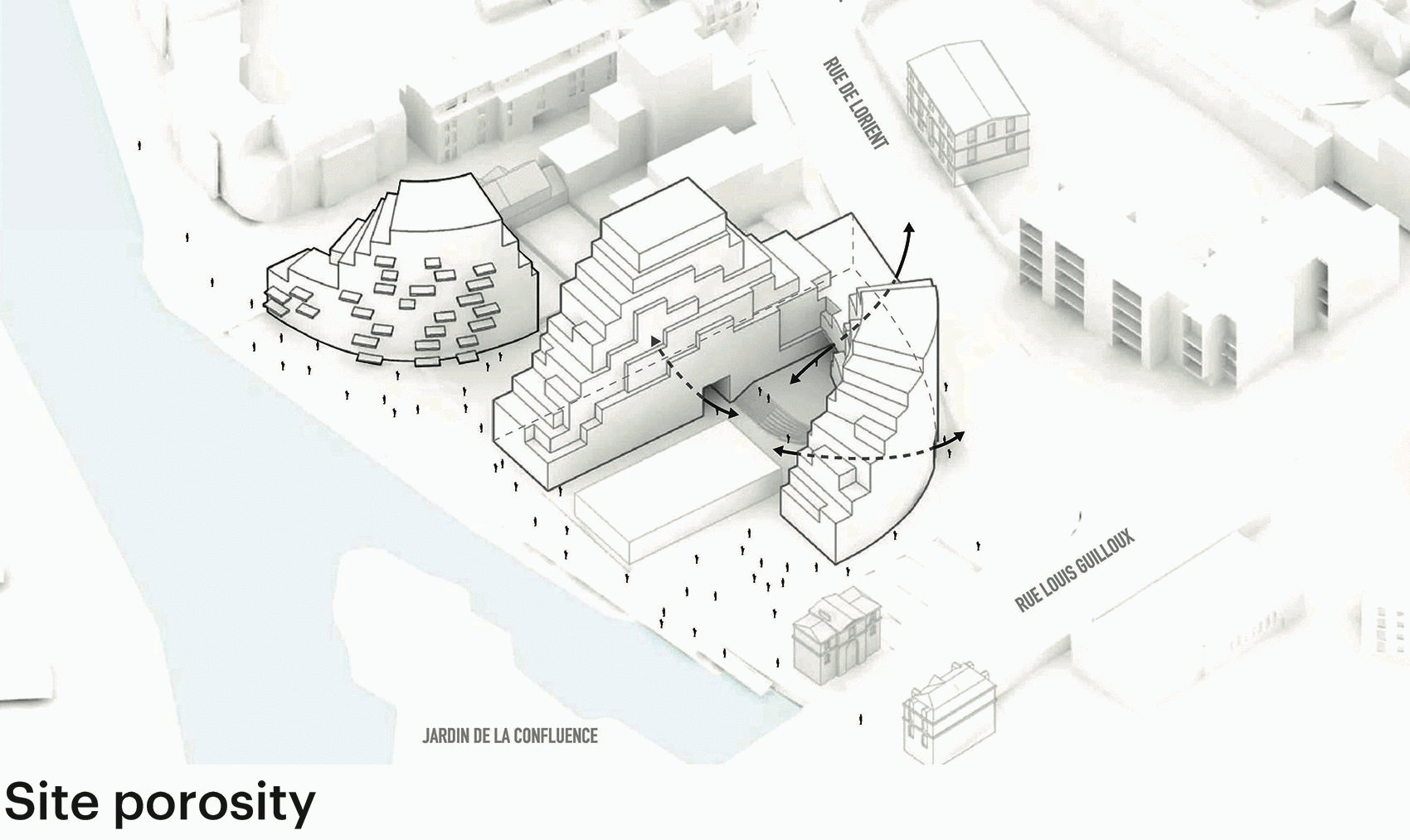 法国雷恩 Ascension Paysagère 住宅综合体 | 绿色河畔的高密度建筑设计-13