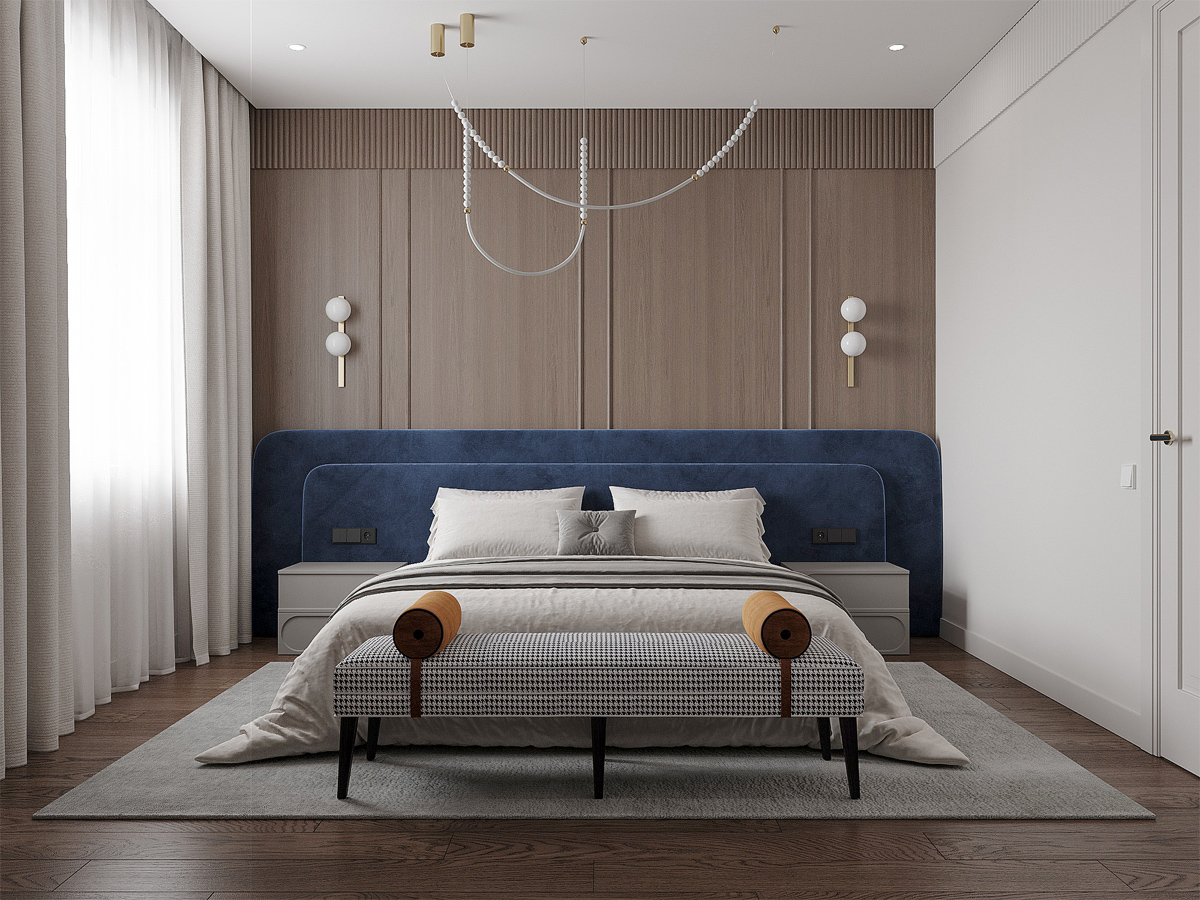 Современная классика в интерьере частного дома-24