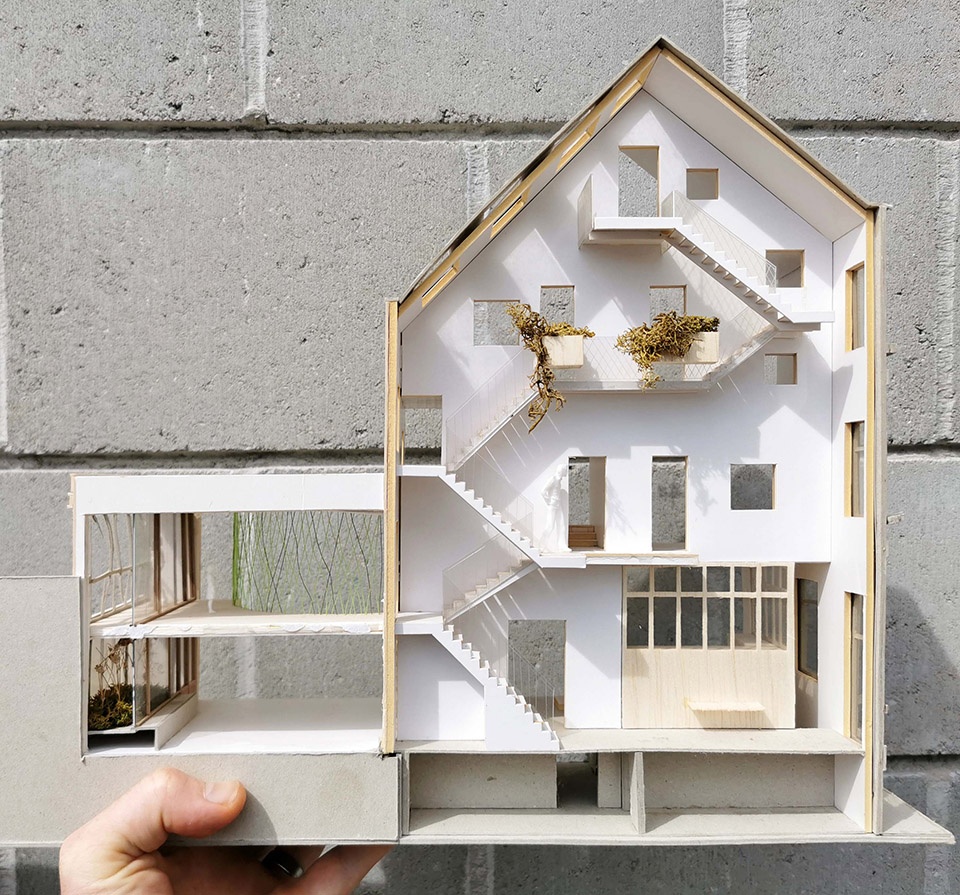 阿斯特丽德女王公园旁的绿色家庭住宅丨Brecht Nele-15