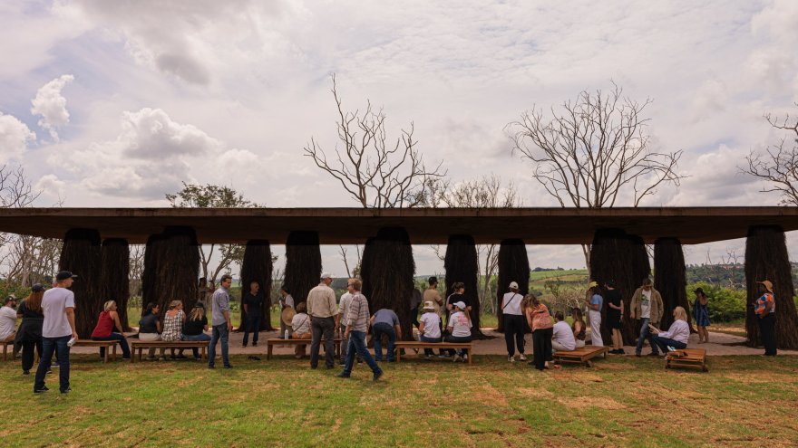 Estúdio Campana adds living plant pavilions to São Paulo park-0